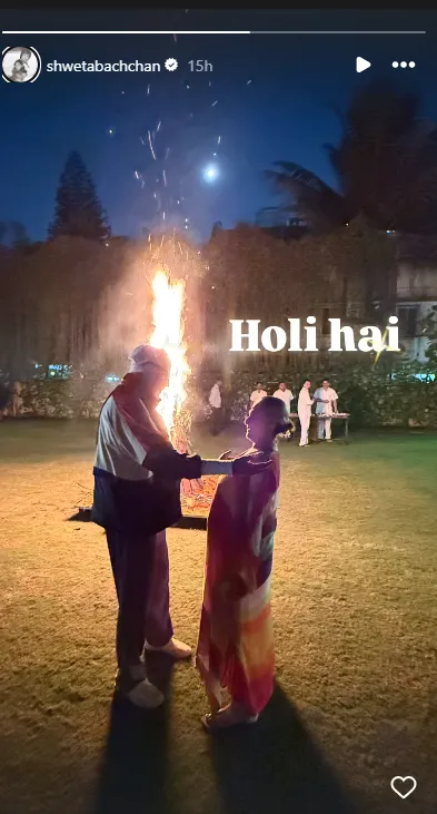 Shweta Bachchan Instagram Story