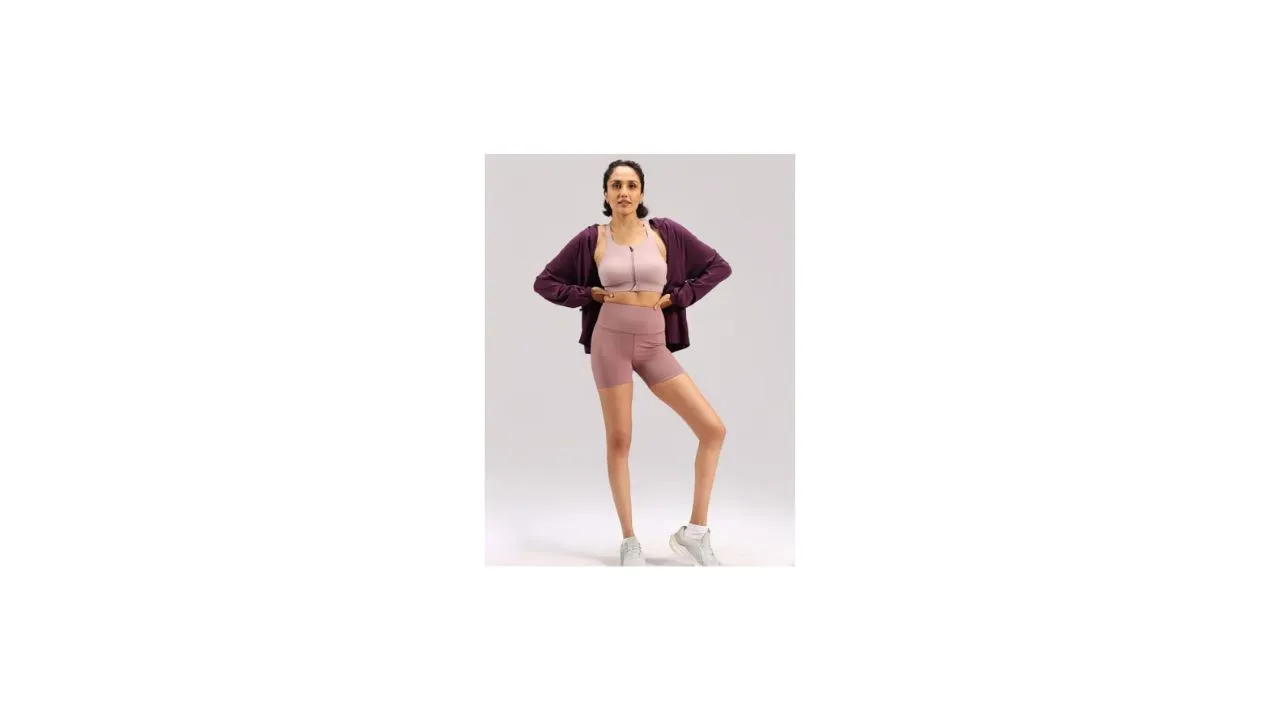 Blissclub Skinny Fit High-Rise Gym Shorts