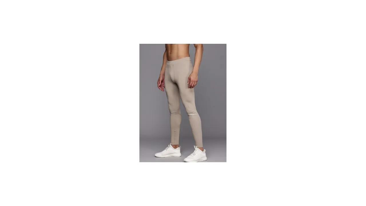 HRX Men Skinny Fit Rapid Dry & Antimicrobial Finish Running Tights