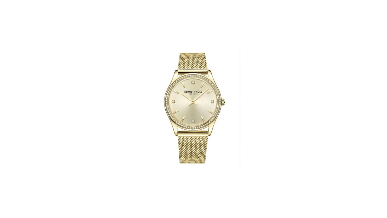 Kenneth Cole Women Gold-Toned Dial Analogue Watch