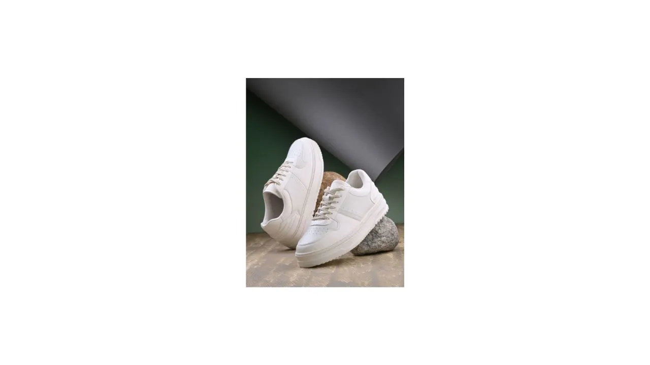 SPYKAR Men Colourblocked PU Sneakers