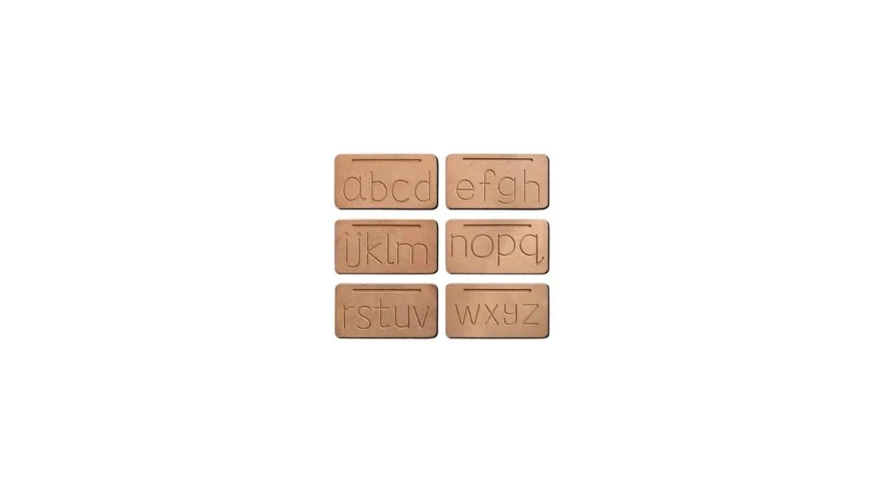 Mini Leaves English Alphabet Educational Wooden