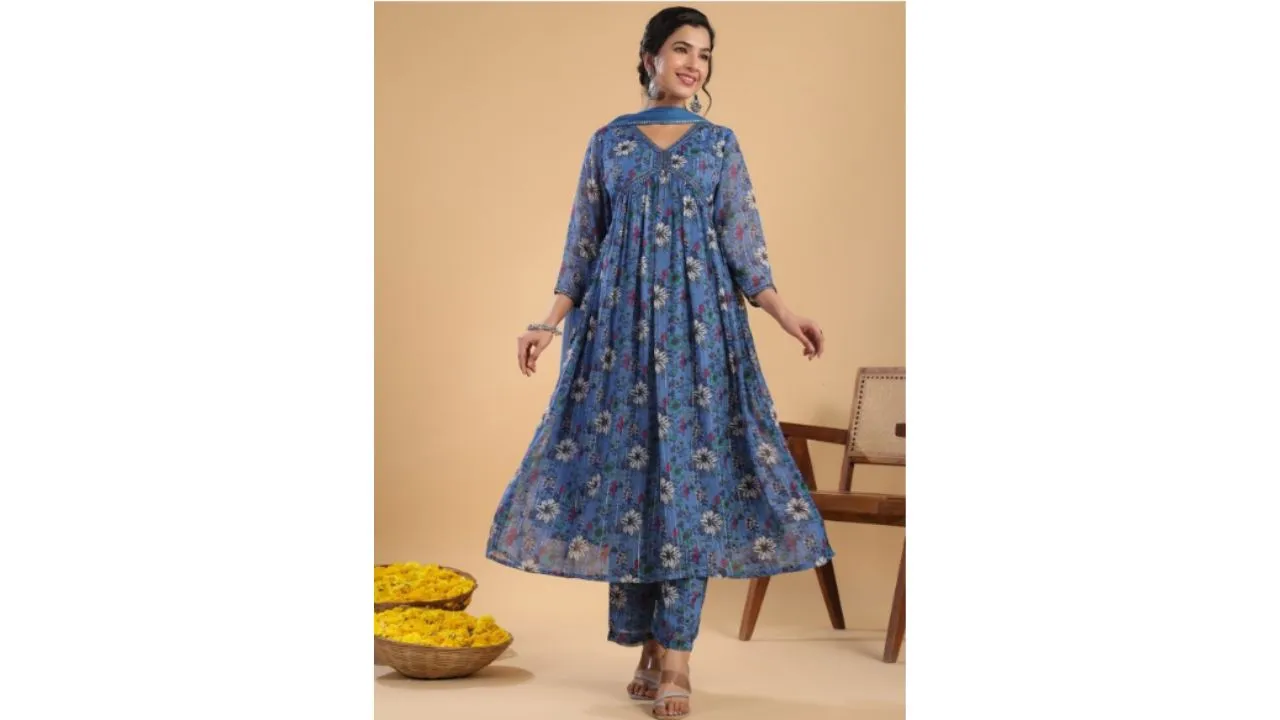 Anarkali Kurta with Trousers
