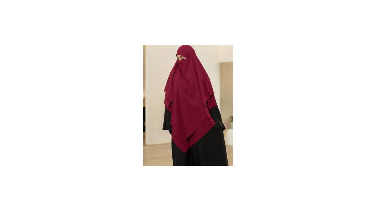 MUSHKIYA 2-Layer Triangle Hijab