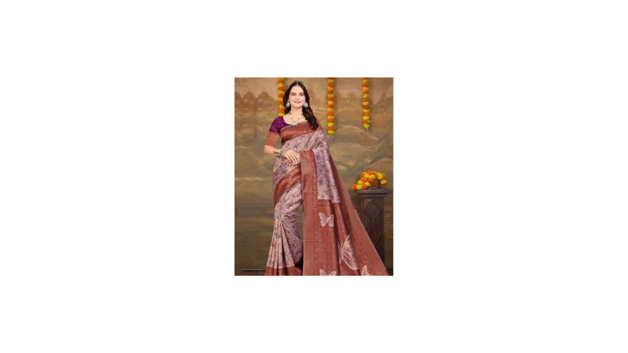 Om Shantam Sarees Woven Design Zari Paithani Saree