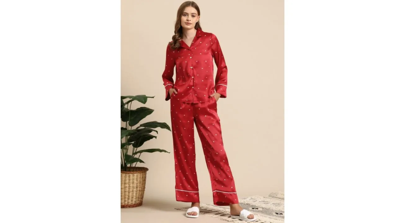 Satin Night Suit