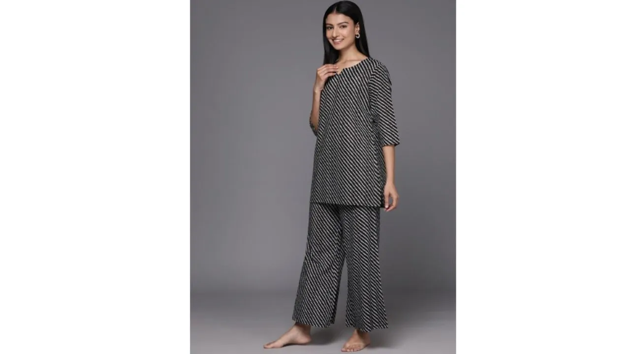 Printed Cotton Night suit
