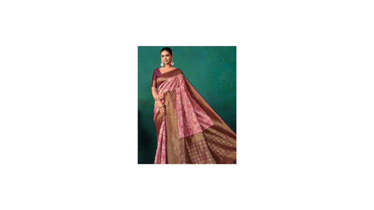 KALINI Ethnic Motifs Woven Design Zari Paithani Saree