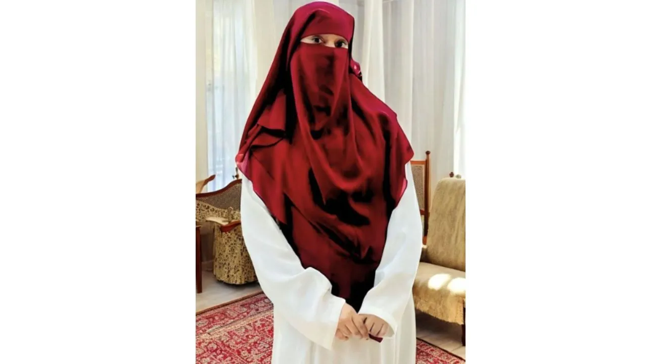 Solid Hijab Burqa