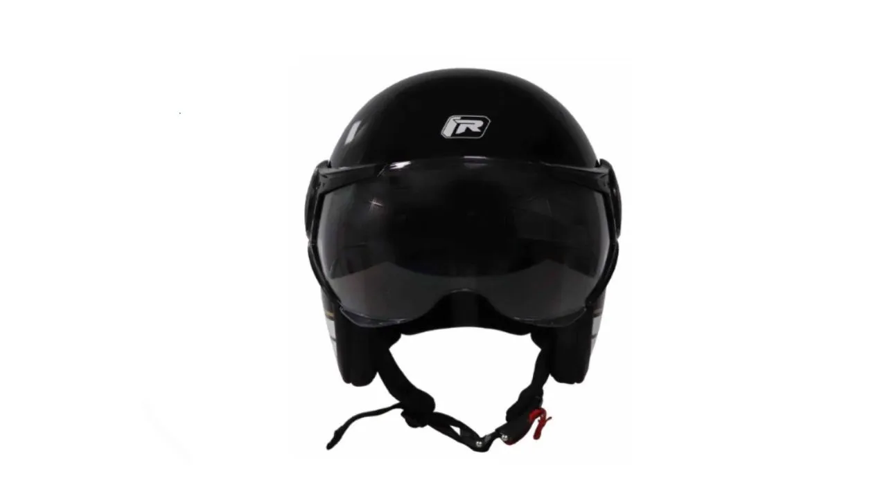 TVS Printed Open Face Helmet