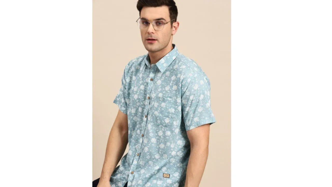 Block Printed Casual Shirt