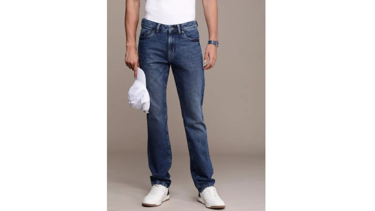 Men Bootcut Stretchable Jeans