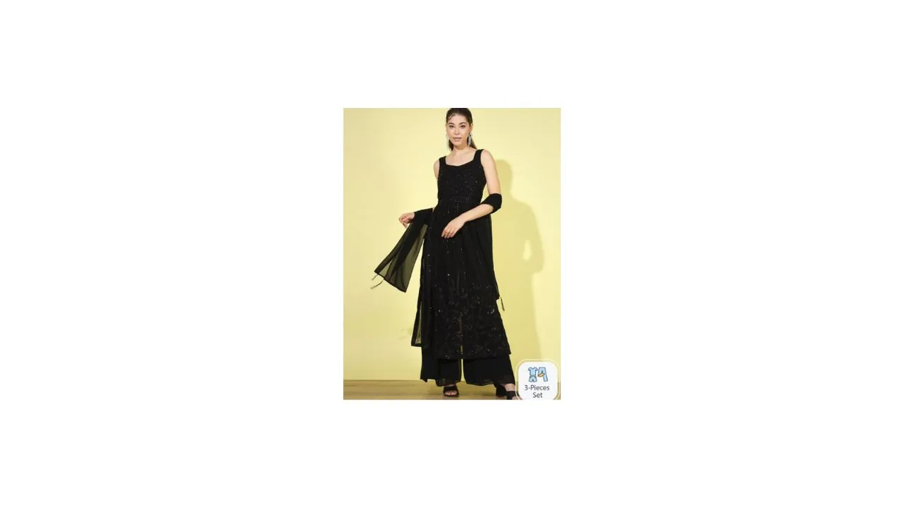 Chhabra 555 Sequin Embellished Kurta Set