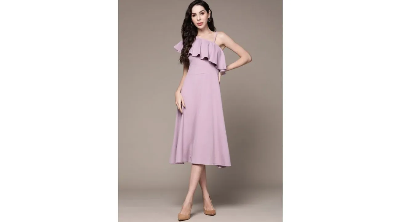 Fit & Flare Midi Dress