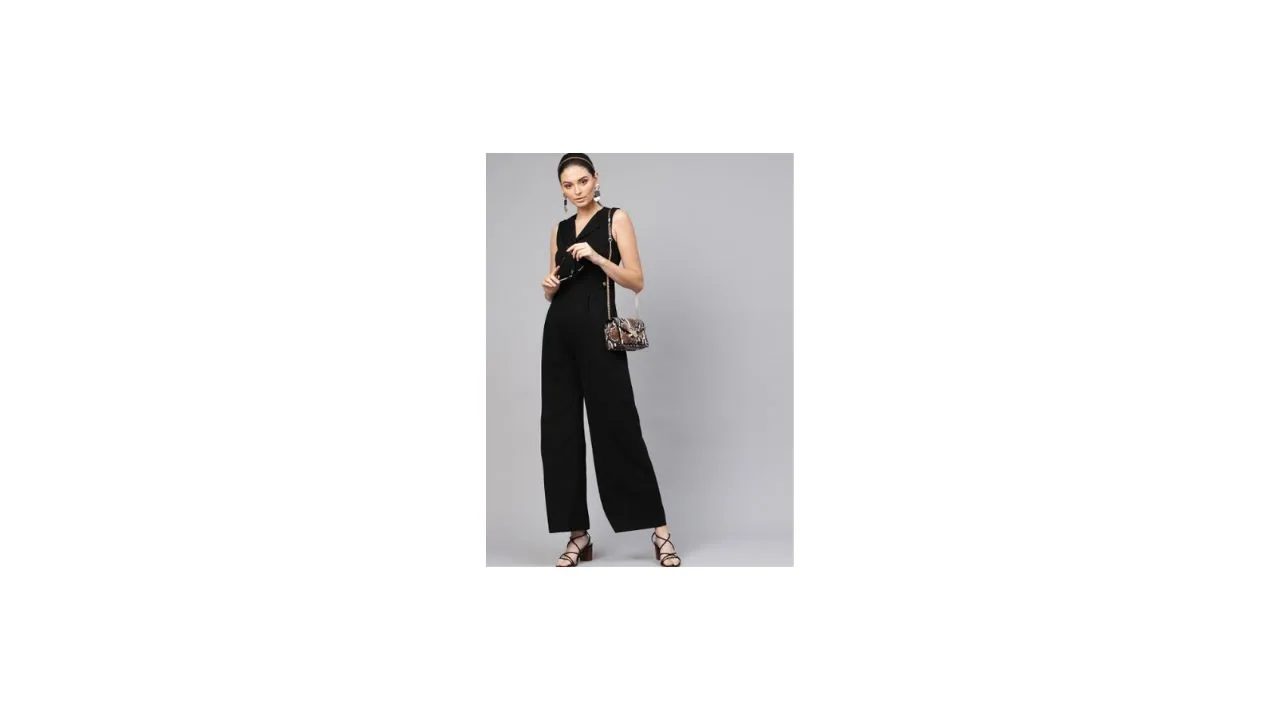 SASSAFRAS Women Black Jumpsuit