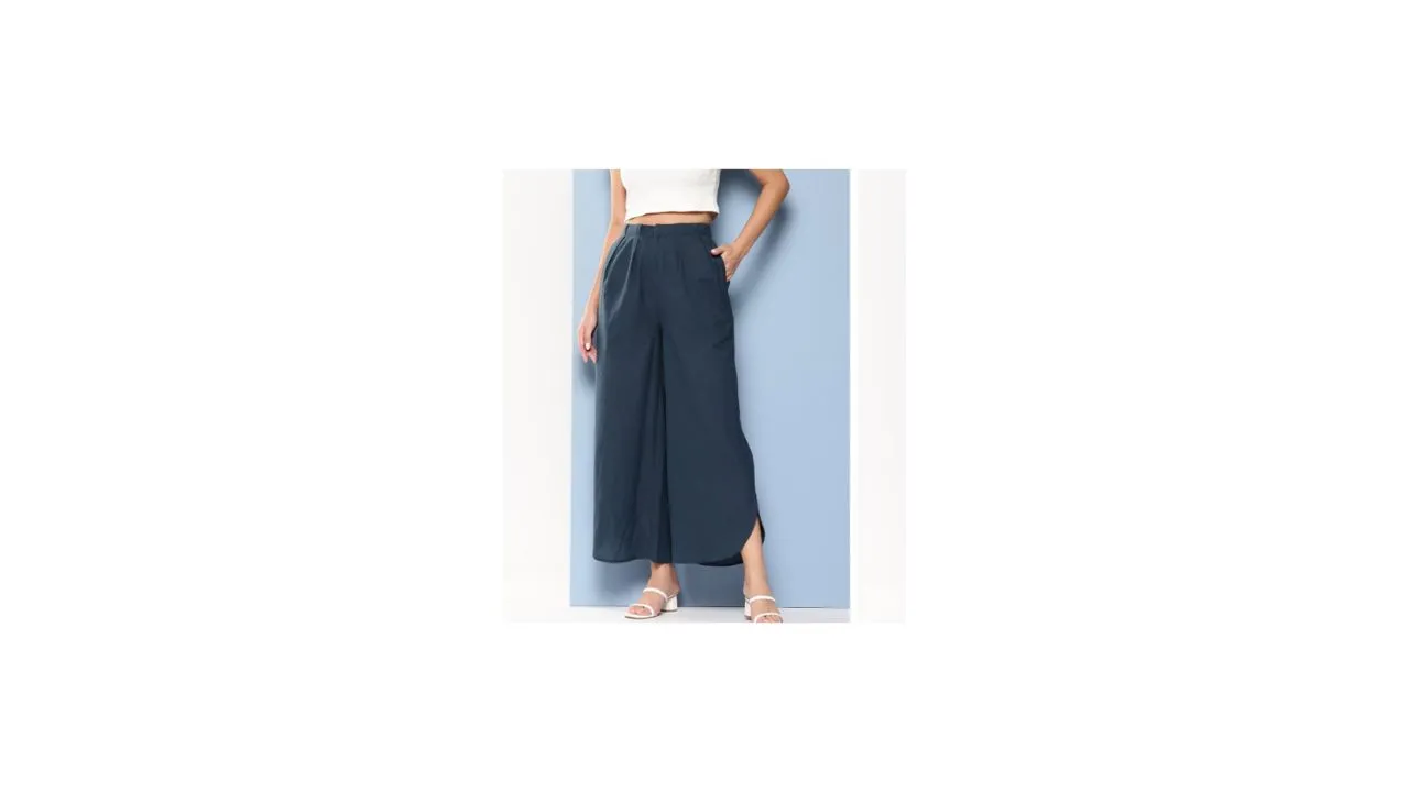 Chemistry High-Waist Panelled Parallel Trousers