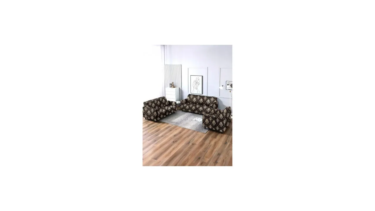 Cortina 3 Pieces Printed Sofa Cover Set