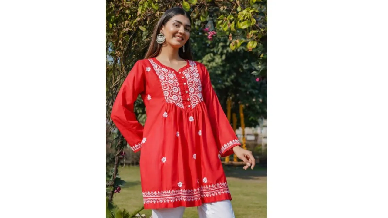 Pure Cotton Short Kurta