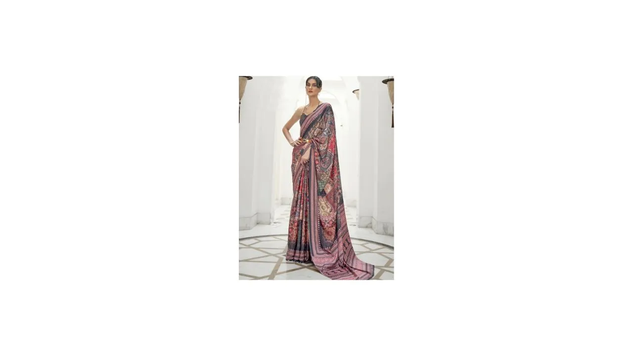 Anouk Kalamkari Pochampally Saree