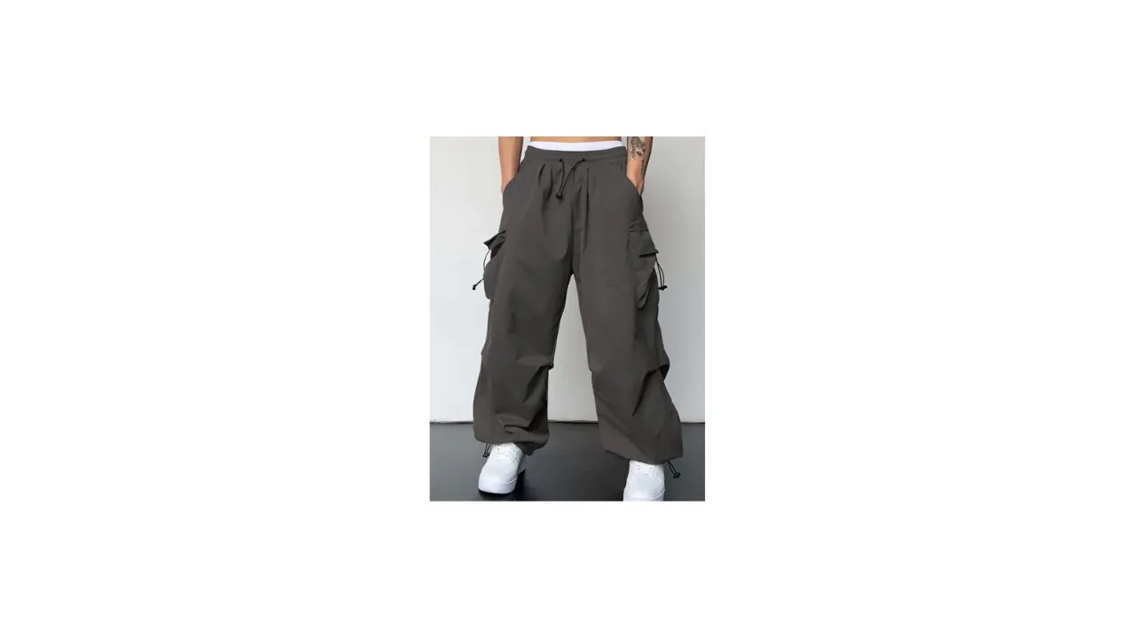 Maniac Men Baggy Fit Mid-Rise Cargos