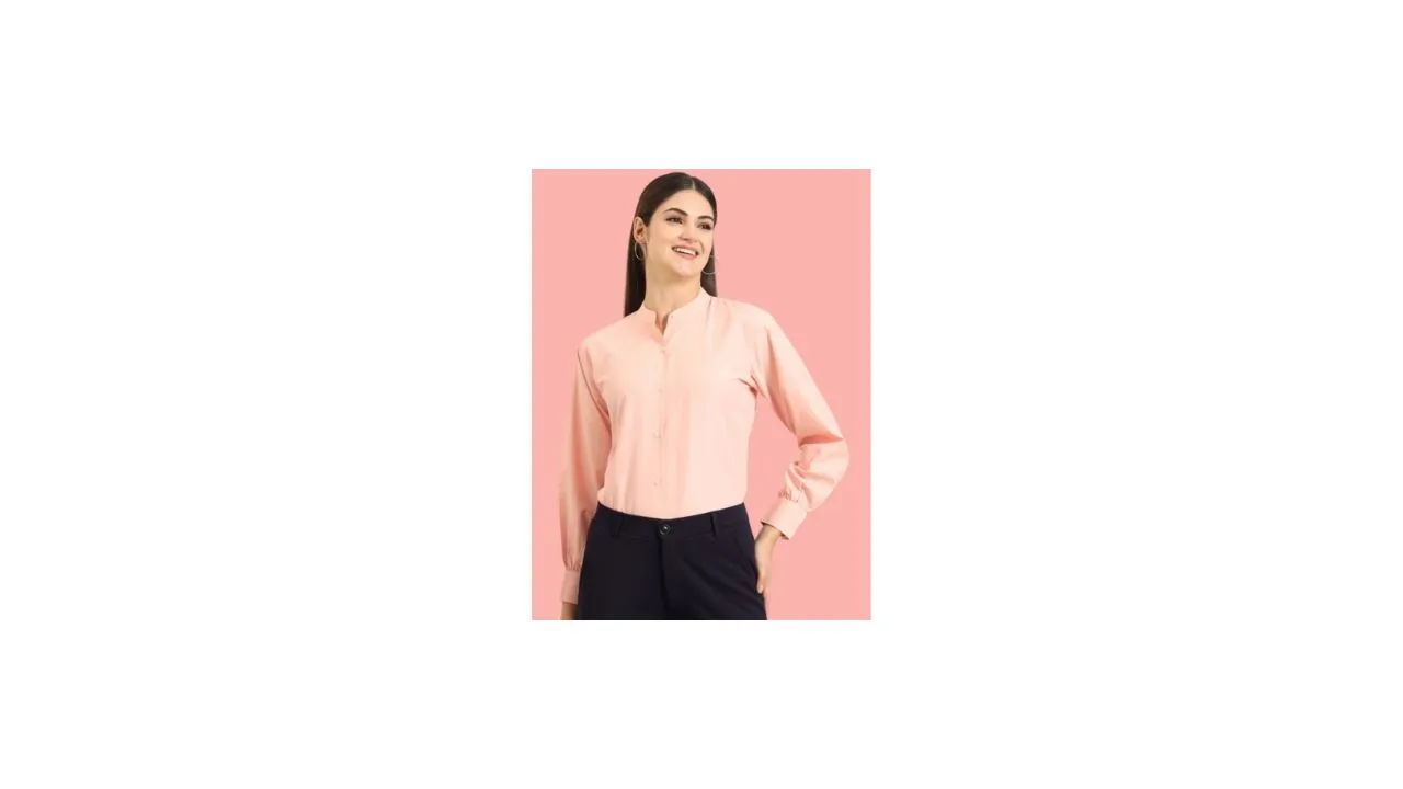 All About You Formals Women Comfort Slim Fit Opaque Formal Shirt