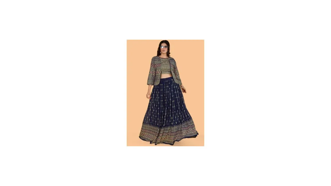CHANSI Ready to Wear Lehenga & Choli With Jacket