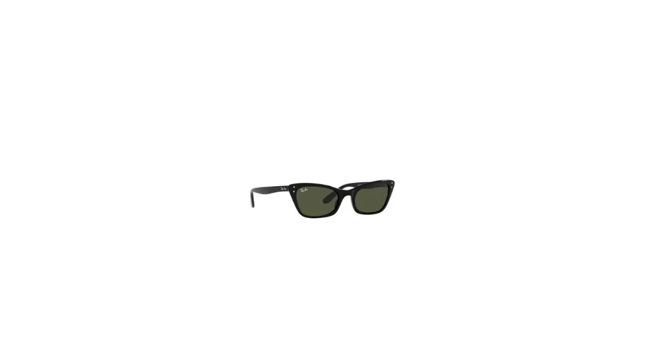 Ray-Ban Women Uv Protected Green Lens Cat Eye Sunglasses