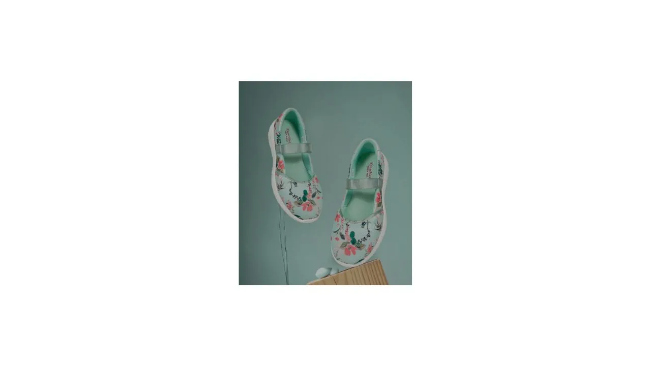 KazarMax Women Floral Print Slip-On Ballerinas Ballet Flat