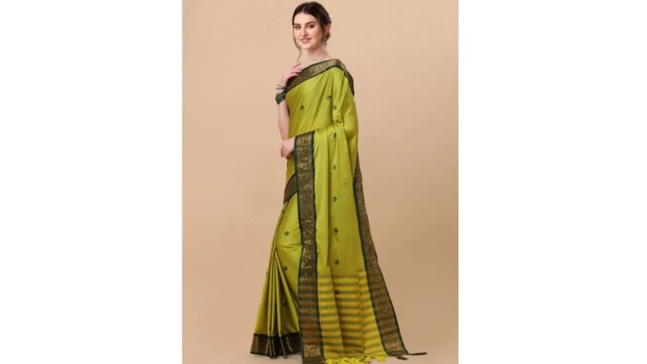 Ilkal Zari Border Saree