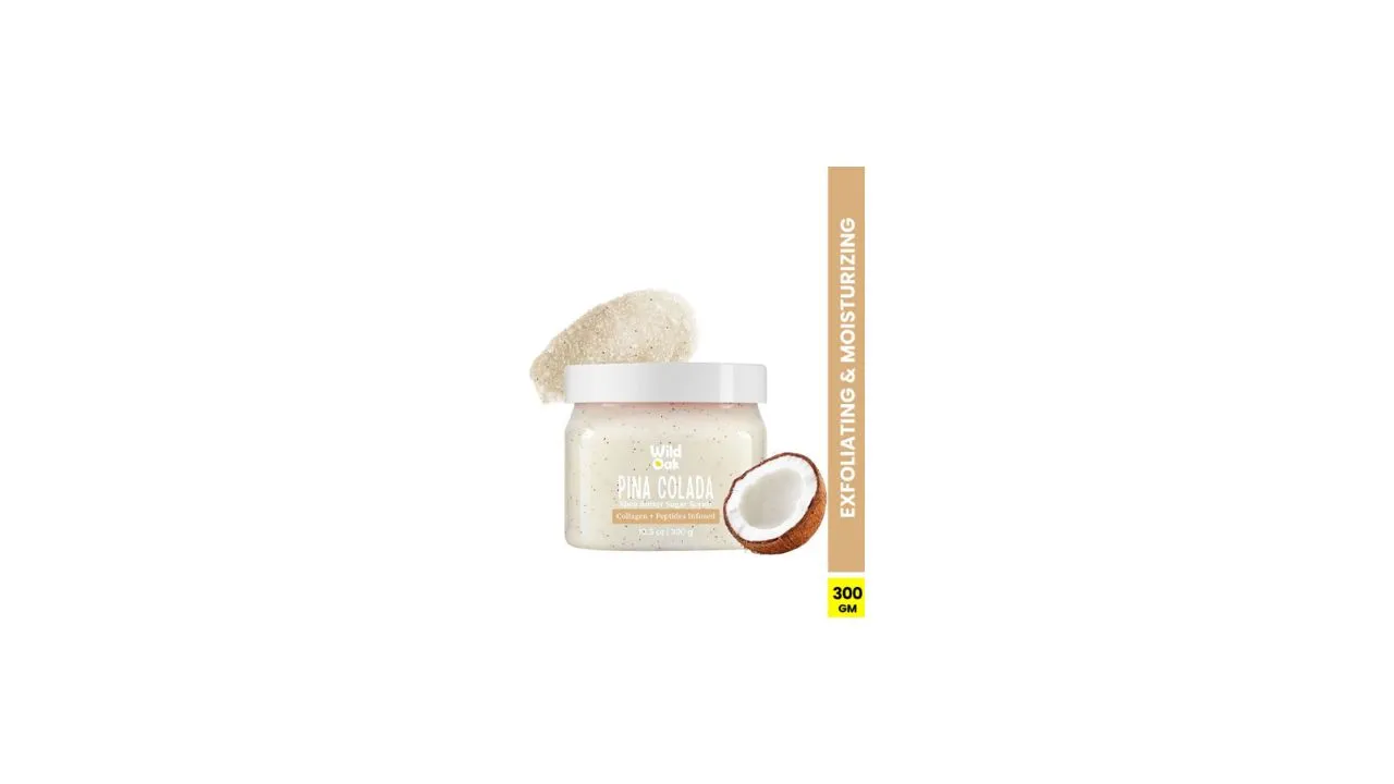 Wild Oak Pina Colada Shea Butter Sugar Body Scrub
