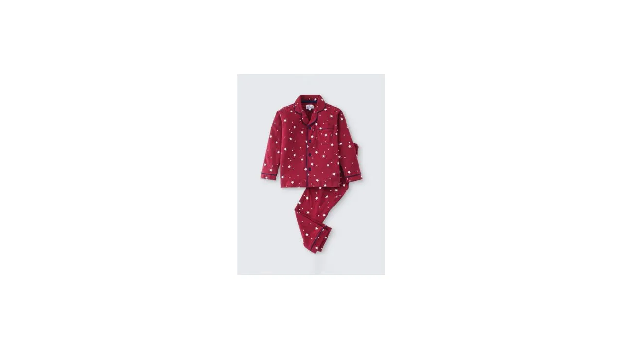 Nite Flite Kids Pure Cotton Shirt With Pyjamas