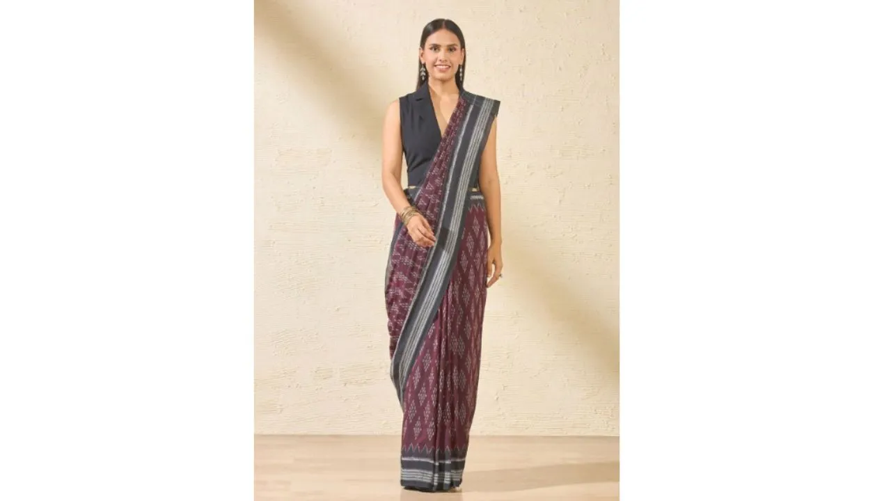 Cotton Ikat Saree