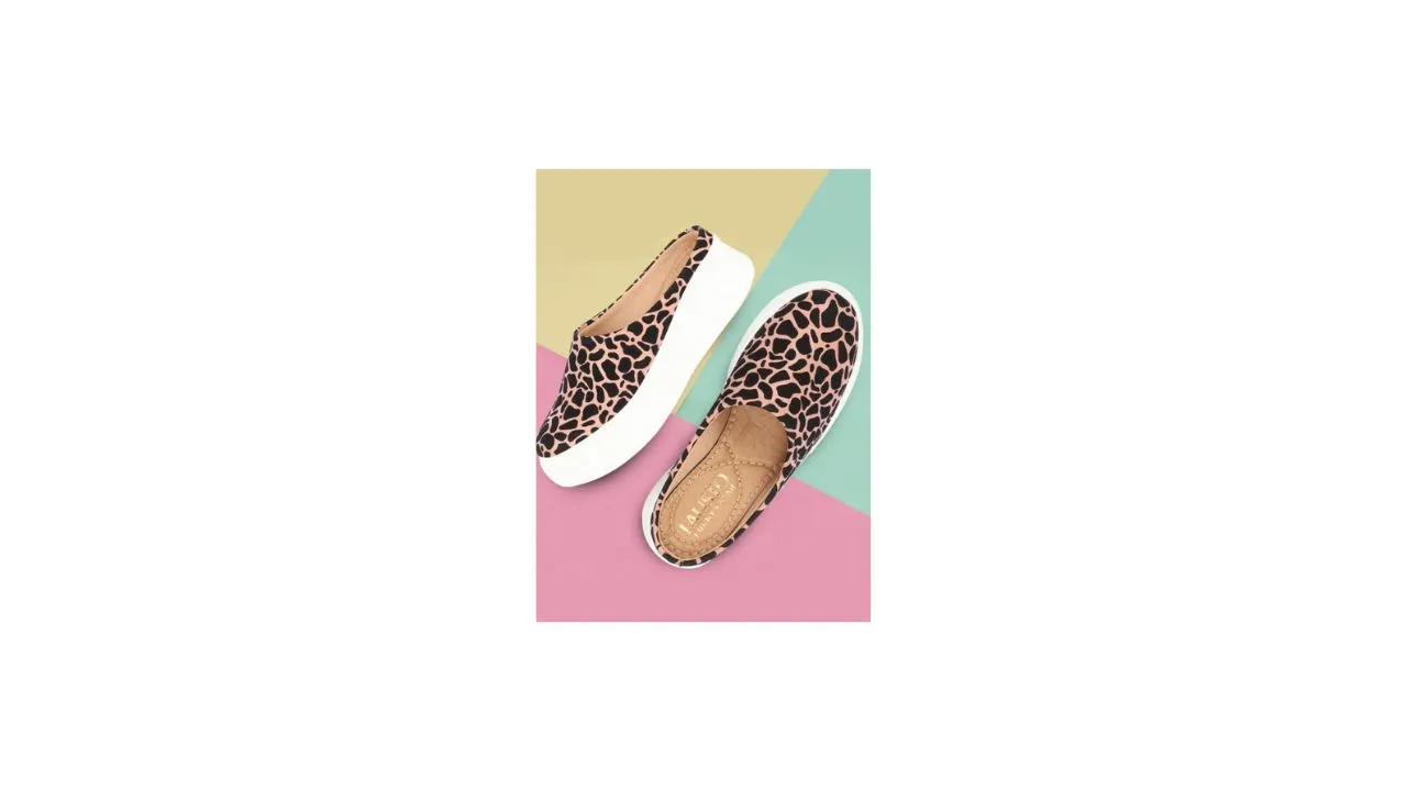 FAUSTO Women Leopard Printed Clogs