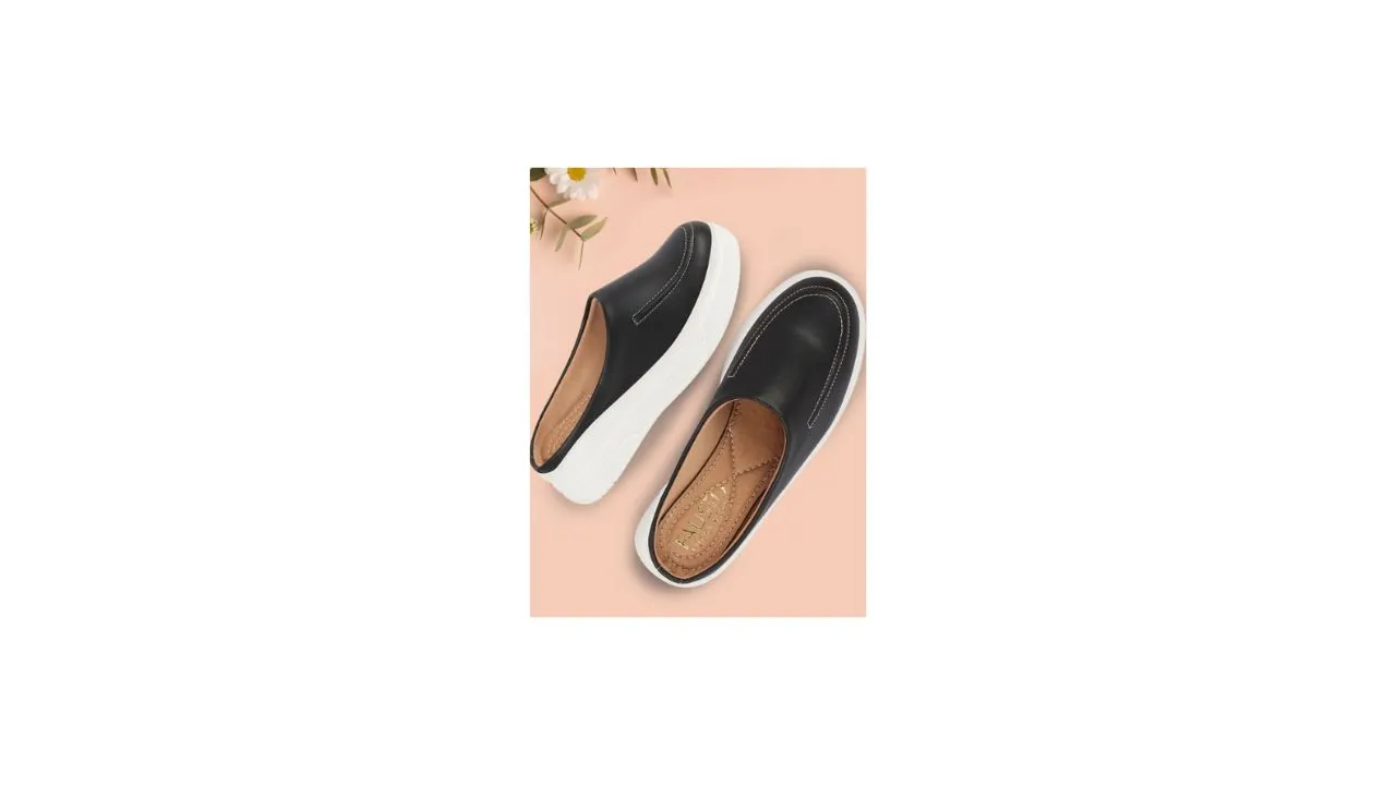 FAUSTO Women Stitched Design Lightweight Clogs