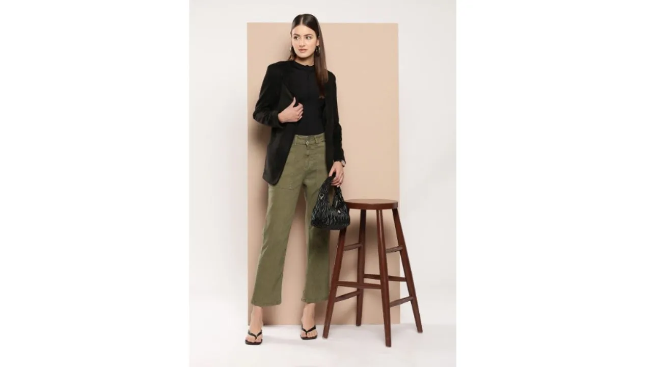 Coloured Bootcut Jeans