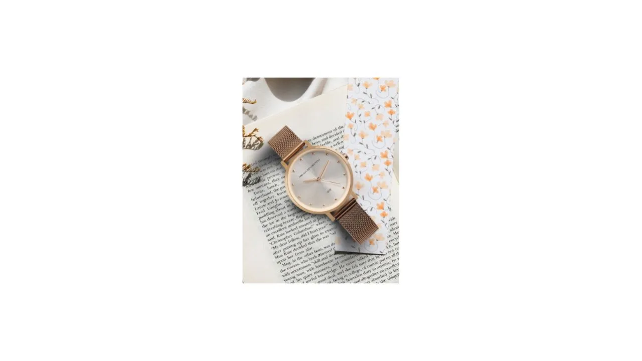 French Connection Women Round Analogue Watch