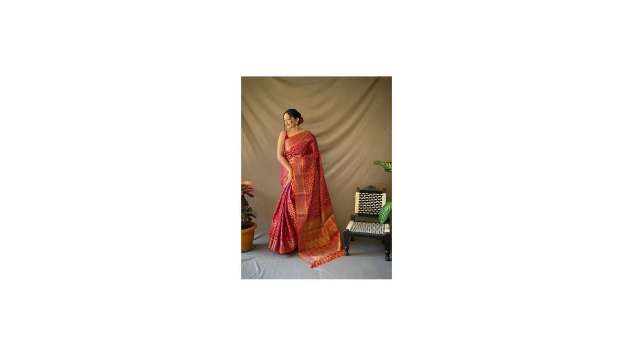 SGF11 Kanjeevaram Patola Silk Saree