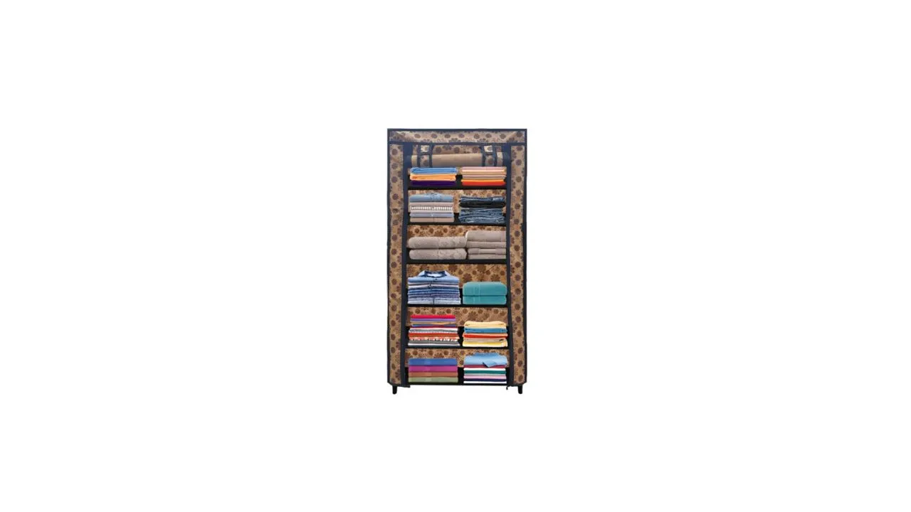 Urban Choice Metal 6-Layer Collapsible Wardrobe