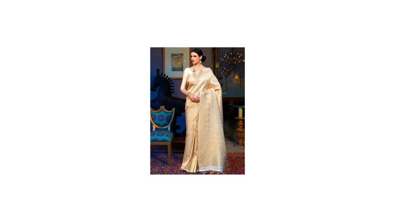 Mitera Zari Silk Blend Kanjeevaram Saree