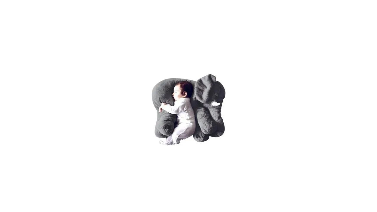 DearJoy Elephant Shaped Baby Pillow Toy