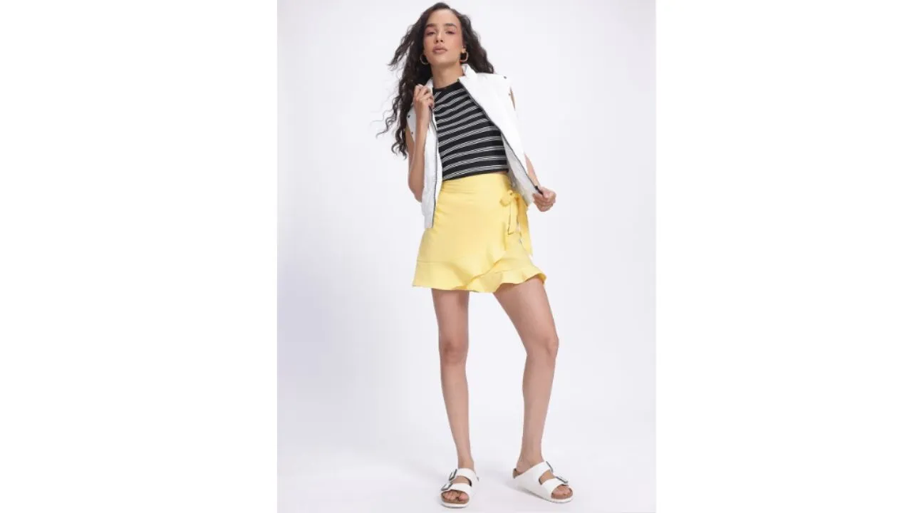 glitchez Wrap Skirt
