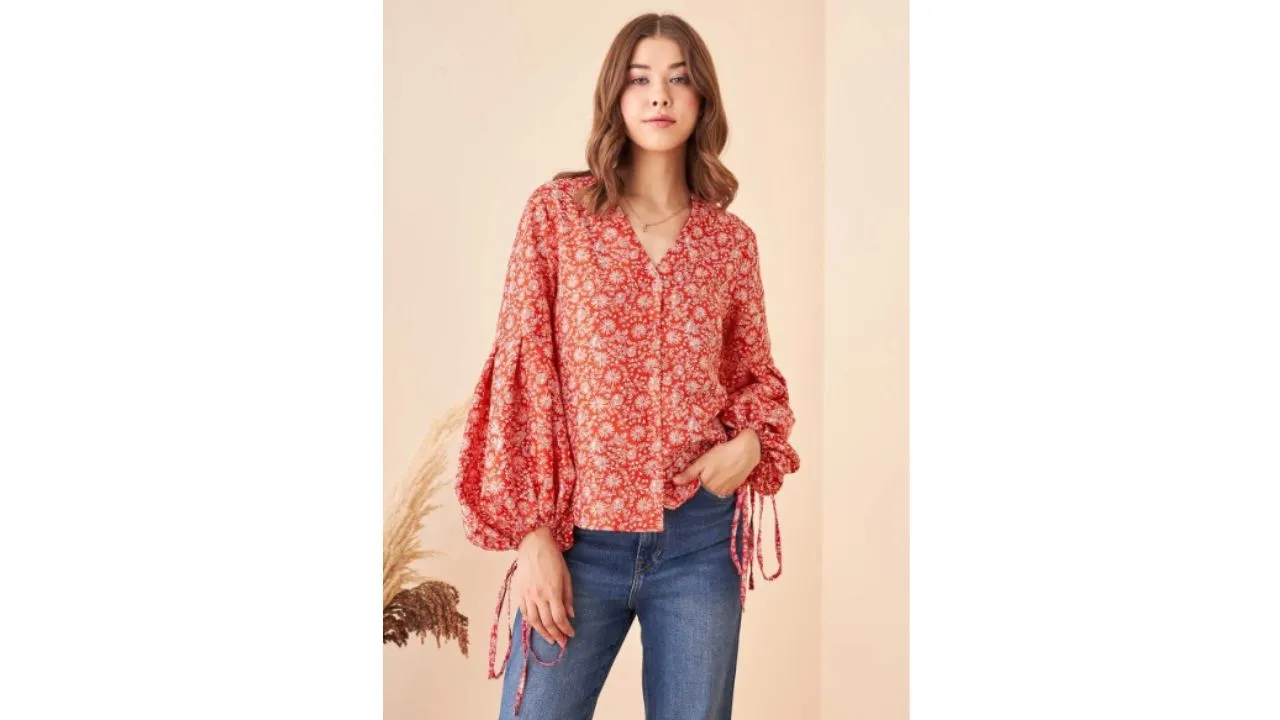 Kibo Floral Printed Stylish Top