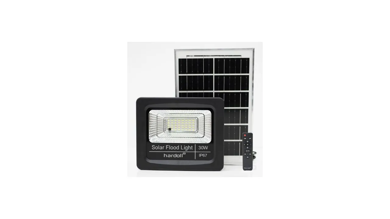 hardoll 30W Solar Flood Light
