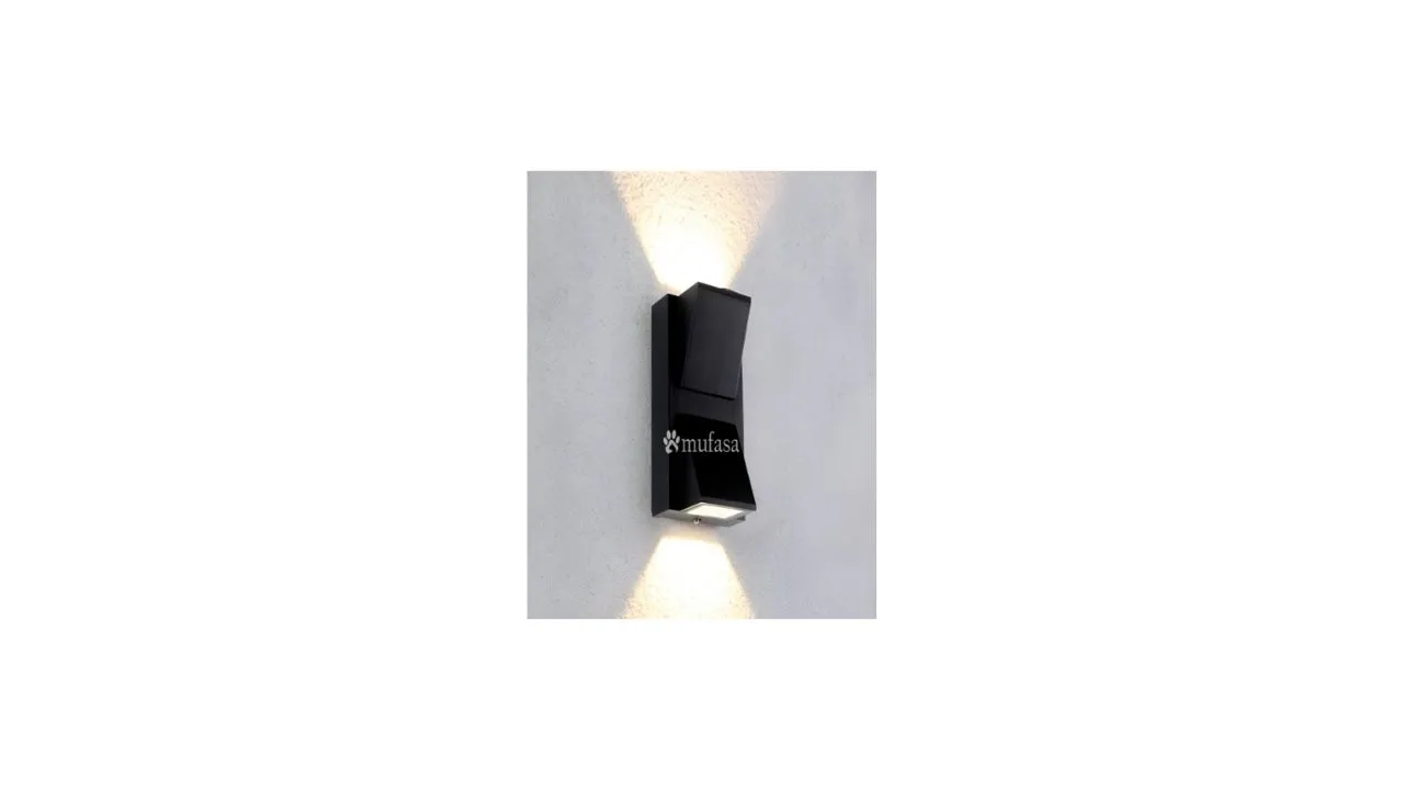 Mufasa Black 6 Watts Up Down LED Outdoor Lamps