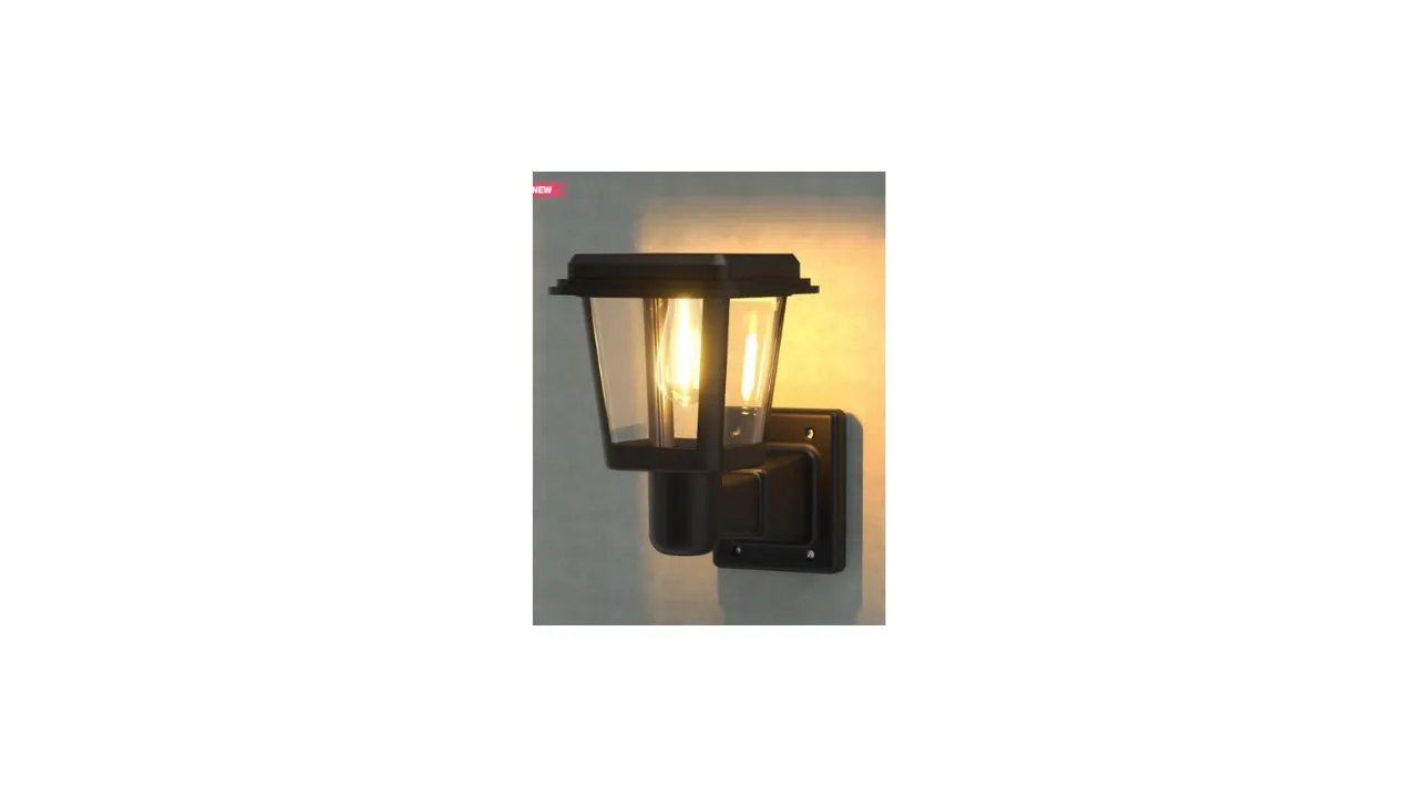 XERGY Black Finish Weather Resistant Solar Light