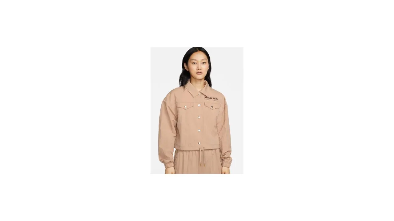 Nike Air Women Brand Logo Printed Tailored Jacket