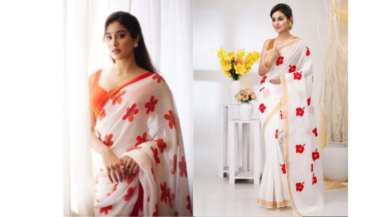 Janhvi Kapoor Summer Saree Look