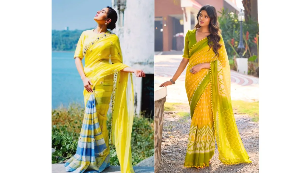 Sara Ali Khan Summer Saree Style
