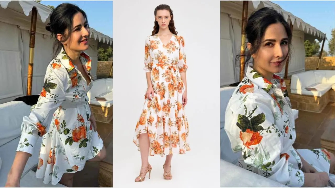 Katrina Kaif floral dress look