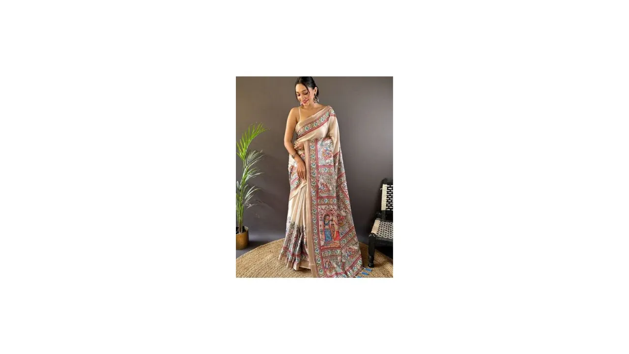 Ishin Kalamkari Saree